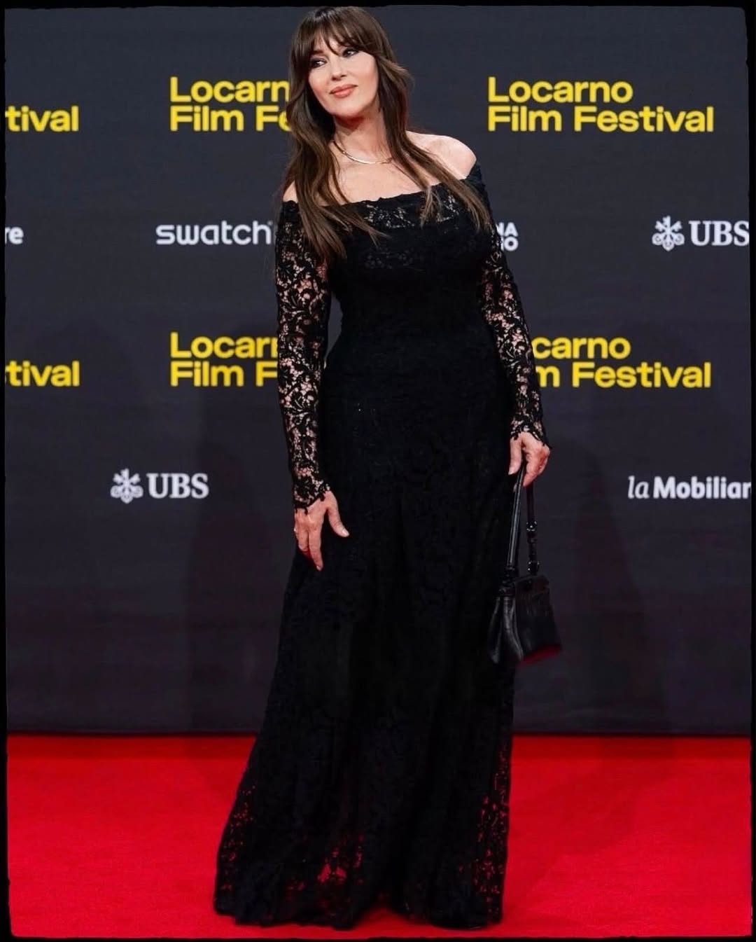 Monica Bellucci in custom Fendi at 79th Locarno Film Festival